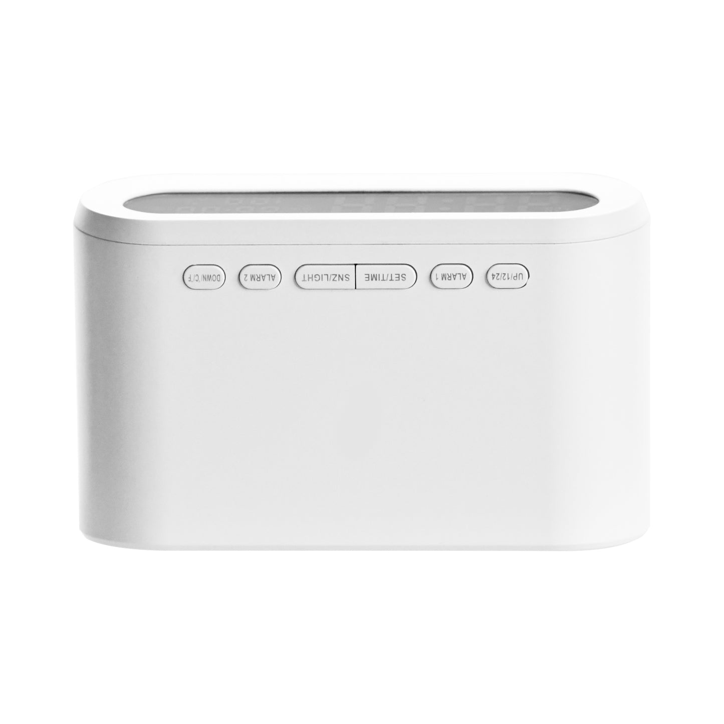 Digital Alarm Clock with FM Radio, USB Charging, Snooze & Night Light – Dual Alarm Sounds, 12/24H, Temperature & Date Display