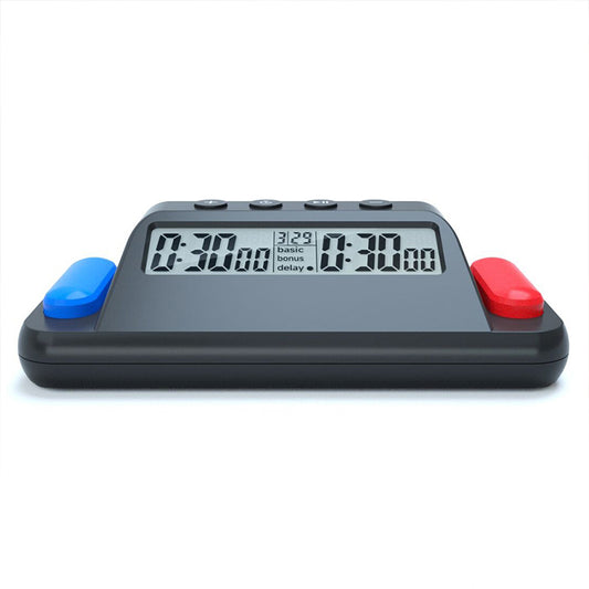 Multifunctional Digital Chess Clock, Professional Timer for Board Games with Basic Time, Plus Time, Second Reading System, Mute Function