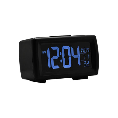 FM Radio Alarm Clock for Bedrooms, Loud Digital Clock for Heavy Sleepers with 7 Color Fonts, USB Charging, Dimmer, Dual Alarm, Snooze, Battery Backup