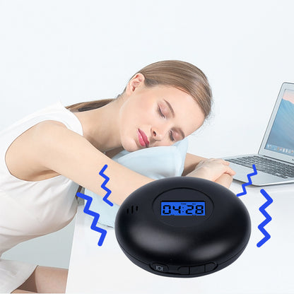 Vibrating Alarm Clock with Bed Shaker, Dual Alarms, Snooze & Night Light – USB Charging, 12/24H, Temperature Display